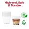 Crystal Clear Plastic Disposable Party Cups - 5 oz. (500 Cups)